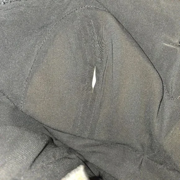 Nicole Miller Black & Gold Silk Floral Filigree Strapless Dress Gown Size 10 - Picture 8 of 10